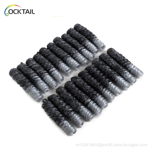 Hot sales infinity orange rod crochet braid different diameter spring braid for sale